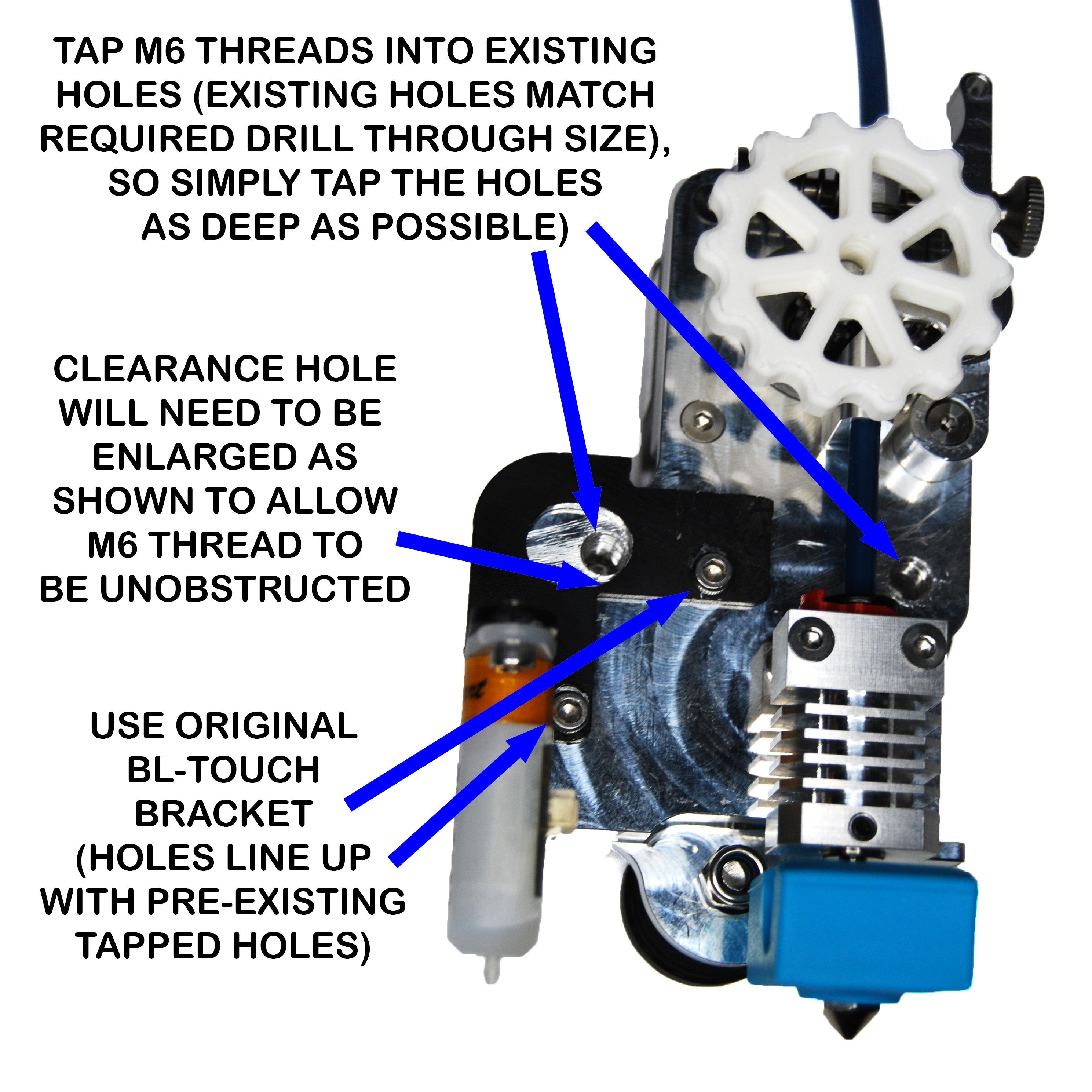 Extruder and Fan Shroud for a CR-10 with MicroSwiss Direct Drive