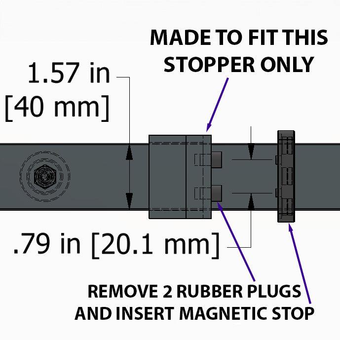 Magnetic Stop for Reliabilt Barn Door