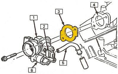 Phenolic Throttle Body Spacer for GM