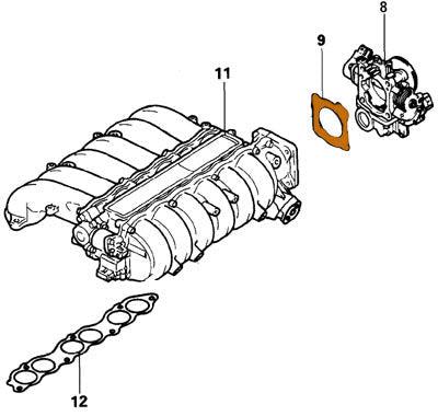 Phenolic Throttle Body Spacer 4-bolt pattern for Mitsubishi / Mopar